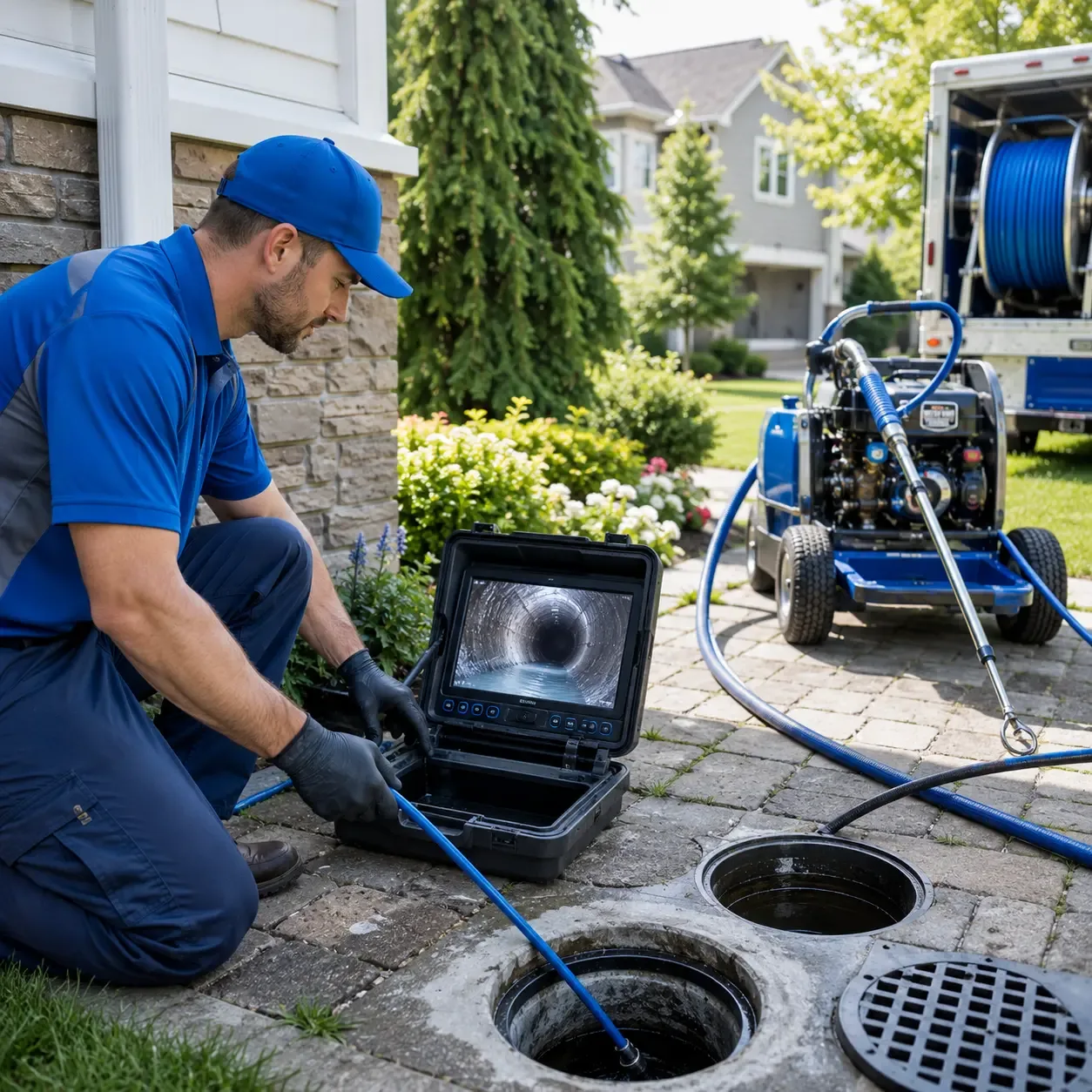 Outdoor drain cleaning professionals serving Nicholasville, KY